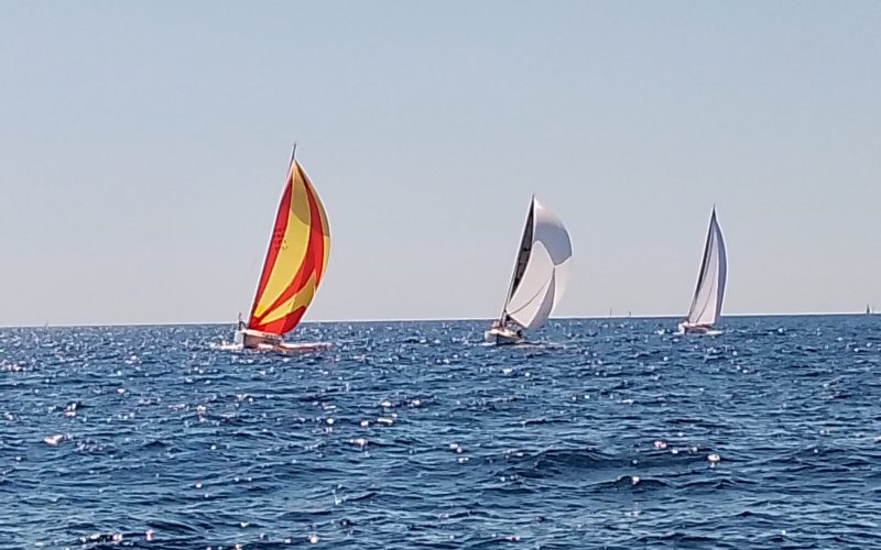 Régate de Provence - voiliers en mer